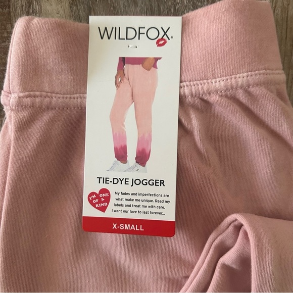 Wildfox French Terry Relaxed Fit Tie-Dye Jogger Sweatpants, Olivia - Picture 3 of 7